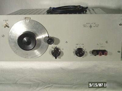 Hp 200 br audio signal generator