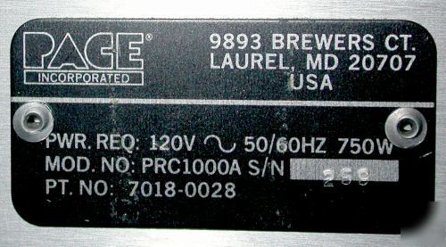 Pace solder/desolder console PRC1000A +lots of extras 