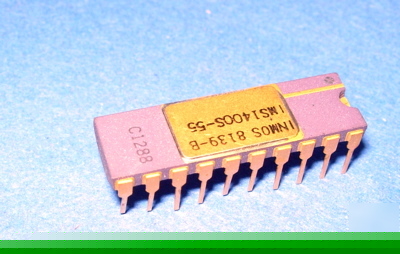 Ram INS1400S-55 inmos vintage gold ceramic