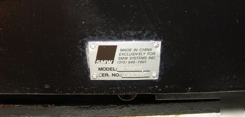 Smw set-up switcher manual pallet changer with extras 