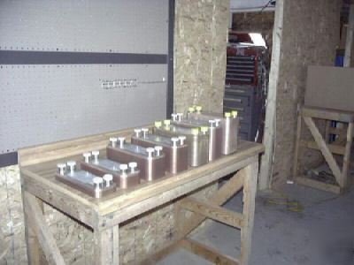 20 plate heat exchanger for outdoor wood furnaces