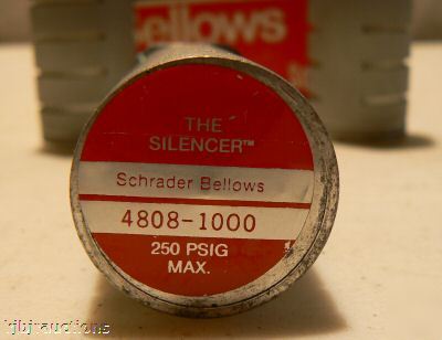 3 schrader bellows silencer 1/2 npt mufflers 