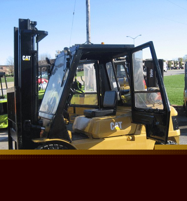 Mitsu-caterpillar pneumatic 8,000LB forklift lifttruck