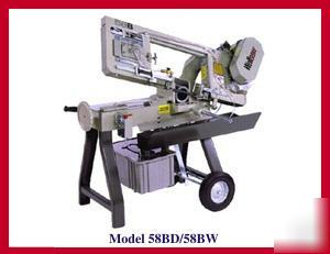 New wellsaw horizontal bandsaw model 58BD