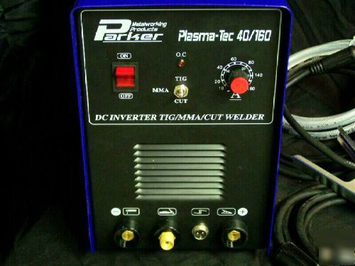Parkermp 40A plasma cutter/160A tig/stick dual voltage 