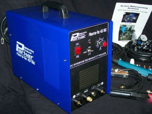 Parkermp 40A plasma cutter/160A tig/stick dual voltage 