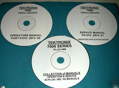 Tek 7854 manuals+52 plug-ins (66 manuals )