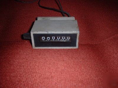 Veeder-root mechanical counter 744396-011 6 w 60 hz