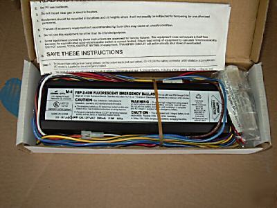 Flourescent emergency battery pk, exit/safety 1-2 lamp