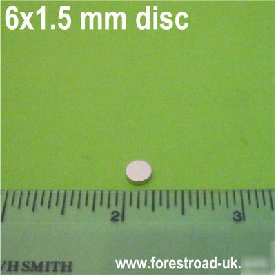 20X neodymium disc tiny 6X1.5MM magnets ndfeb magnet