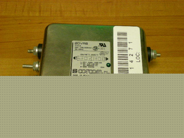 Corcom 20VR6, emi filter