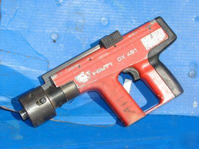Hilti dx 451 powder actuated nailer case loaded tools
