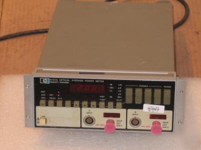 Hp m# 8152A optical average power meter tested working