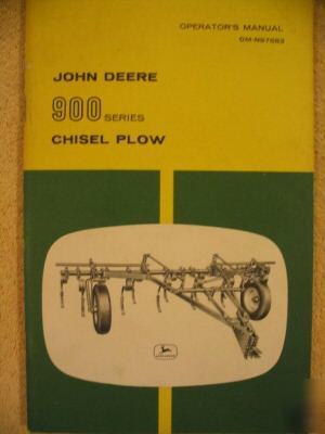 John deere 900 chisel plow operator manual