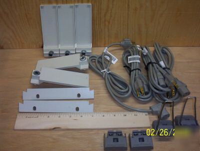 Hp / agilent parts lot, feet, power cords