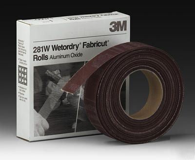 3M wetordry cloth fabricut 281W roll 1-1/2