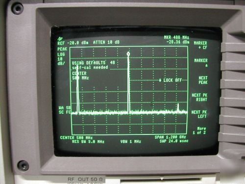 Hp 8642B signal generator 100 khz â€“ 2100 mhz
