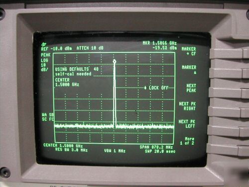 Hp 8642B signal generator 100 khz â€“ 2100 mhz