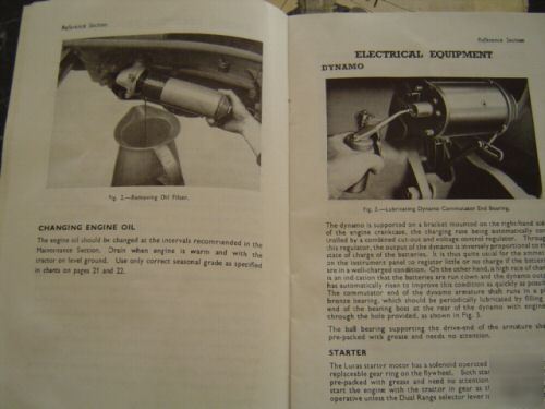 Massey-ferguson diesel oil engine 35 tractor book