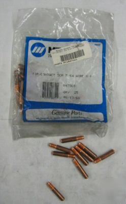 Miller 047565 tip contact scr 5/64 WIREX1.312 (25-pack)