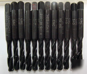 New 12PC -210-36 GH4 3FL sp flt cnc bottom taps