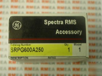 New ge spectra SRPG600A250; 250 amp rating plug - 