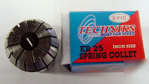 Techniks close tolerance cnc er 25 3-4 mm collet