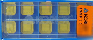 100 pcs korloy sekr 43AFSN-mx carbide steel finishing