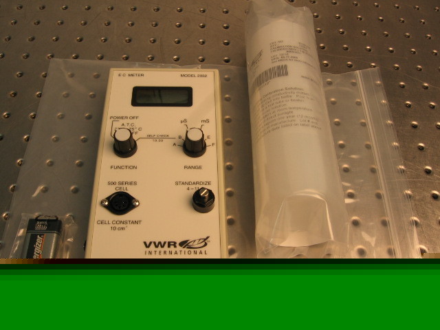 G33009 vwr ec meter model 2052