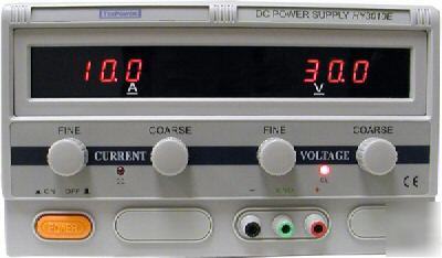 Mastech variable dc power supply 0-30 volts @ 0-10 amps