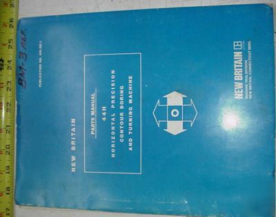 New britain 44H contour boring & turning parts manual