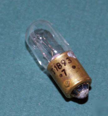 Nos indicator lamp bulb #1893 14V 0.33A tung-sol