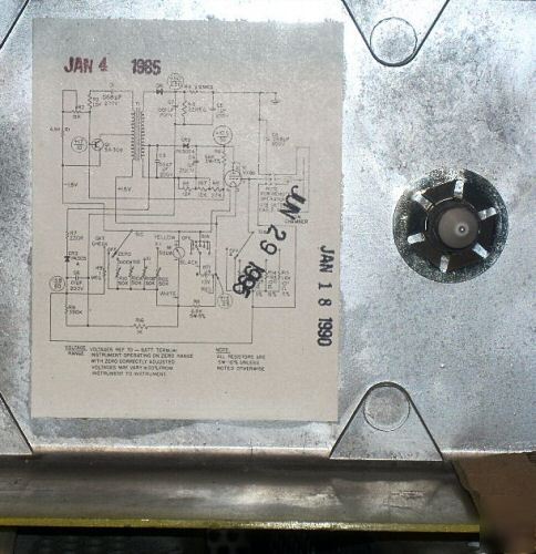 Victoreen cdv-717 mod.1 radiological survey meter w/man