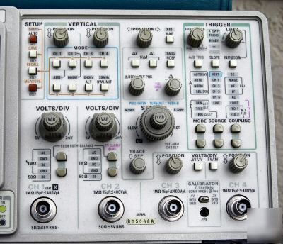 Tektronix 2465B 400MHZ 4-channel oscilloscope. 