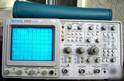 Tektronix 2465B 400MHZ 4-channel oscilloscope. 