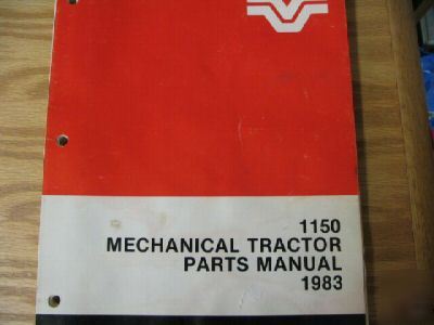 Versatile 1150 tractor parts manual 1983