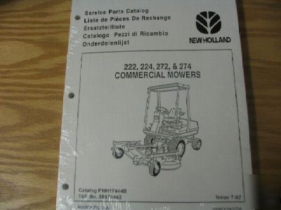 New holland 222 224 272 274 mowers parts catalog new