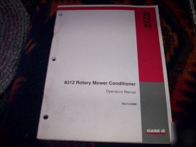 Case ih 8312 rotary mower conditioner operator manual