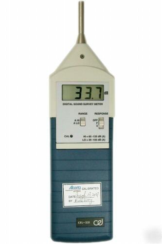 Cel-231 digital sound survey meter for noise audio db