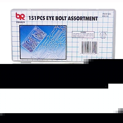 Eye bolt assort 151PCS(6SIZES)