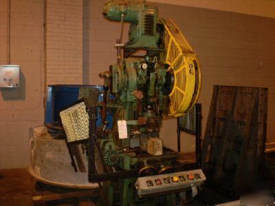 Bliss 19C obi power press 21 ton w air clutch & brake