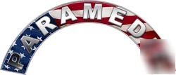 Fire helmet arcs rockers FF50 reflective paramedic flag