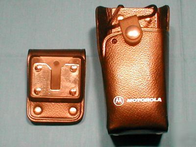 Motorola CT150 leather carry case with swivel belt loop