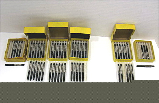 New hss hand taps 57 pcs 1/4-28, 1/4-20, hanson 4 flute