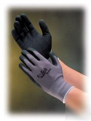 Nitrile foam coated nylon work glove, med, lot of 3