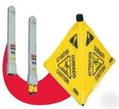 Pop-up safety cones, caution cones, safety cones