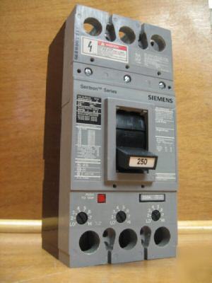 Siemens sentron hhfd HHFD63F250 250 amp 250A a 250AMP
