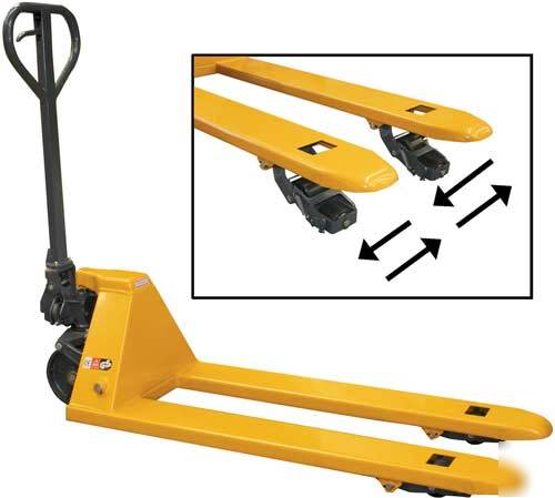 Troy 2 1/4 ton lateral roll pallet jack truck