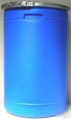 15 gal hd plastic barrel drum snap top lid locking ring