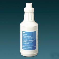 3M liquid stainless steel cleaner & polish-32OZ-6/case